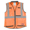 Milwaukee Tool Hi Vis Orange Prfrm Sfty Vest-L/XL