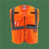 Milwaukee Tool Class 2 High Visibility Orange Mesh Safety Vest - L/XL