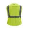 Milwaukee Tool Class 2 Breakaway High Visibility Yellow Mesh Safety Vest - L/XL