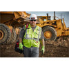 Milwaukee Tool Class 2 Breakaway High Visibility Yellow Mesh Safety Vest - L/XL