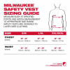 Milwaukee Tool Class 2 Breakaway High Visibility Yellow Mesh Safety Vest - 4XL/5XL