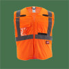 Milwaukee Tool Class 2 Breakaway High Visibility Orange Mesh Safety Vest - 2XL/3XL