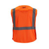 Milwaukee Tool Class 2 Breakaway High Visibility Orange Mesh Safety Vest - 2XL/3XL