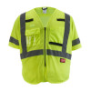 Milwaukee Tool Class 3 High Visibility Yellow Mesh Safety Vest - L/XL