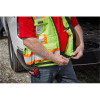Milwaukee Tool Class 2 Surveyor's High Visibility Yellow Safety Vest - 4XL/5XL