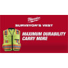 Milwaukee Tool Class 2 Surveyor's High Visibility Orange Safety Vest - 2XL/3XL