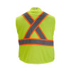 Milwaukee Tool Class 2 Breakaway High Visibility Yellow Mesh Safety Vest - 4XL/5XL (CSA)