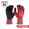 Milwaukee Tool 12 Pair Cut Level 2 Nitrile Dipped Gloves - S