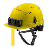 Milwaukee Tool BOLT Yellow Front Brim Vented Safety Helmet (USA) - Type 2, Class C