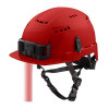 Milwaukee Tool BOLT Red Front Brim Vented Safety Helmet (USA) - Type 2, Class C