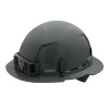 Milwaukee Tool BOLT Gray Full Brim Vented Hard Hat w/4pt Ratcheting Suspension (USA) - Type 1, Class C