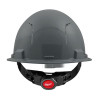 Milwaukee Tool BOLT Gray Front Brim Vented Hard Hat w/4pt Ratcheting Suspension (USA) - Type 1, Class C