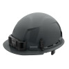 Milwaukee Tool BOLT Gray Front Brim Hard Hat w/6pt Ratcheting Suspension (USA) - Type 1, Class E
