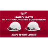 Milwaukee Tool BOLT Black Full Brim Vented Hard Hat w/4pt Ratcheting Suspension (USA) - Type 1, Class C