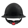Milwaukee Tool BOLT Black Full Brim Vented Hard Hat w/4pt Ratcheting Suspension (USA) - Type 1, Class C