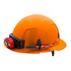 Milwaukee Tool BOLT Orange Full Brim Hard Hat w/6pt Ratcheting Suspension (USA) - Type 1, Class E