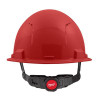Milwaukee Tool BOLT Red Front Brim Vented Hard Hat w/6pt Ratcheting Suspension (USA) - Type 1, Class C