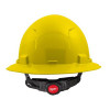 Milwaukee Tool BOLT Yellow Full Brim Vented Hard Hat w/6pt Ratcheting Suspension (USA) - Type 1, Class C