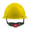 Milwaukee Tool BOLT Yellow Front Brim Vented Hard Hat w/6pt Ratcheting Suspension (USA) - Type 1, Class C