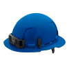 Milwaukee Tool BOLT Blue Full Brim Vented Hard Hat w/6pt Ratcheting Suspension (USA) - Type 1, Class C