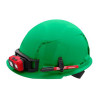 Milwaukee Tool BOLT Green Front Brim Vented Hard Hat w/4pt Ratcheting Suspension (USA) - Type 1, Class C