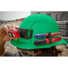 Milwaukee Tool BOLT Green Full Brim Hard Hat w/6pt Ratcheting Suspension (USA) - Type 1, Class E