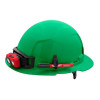 Milwaukee Tool BOLT Green Full Brim Hard Hat w/6pt Ratcheting Suspension (USA) - Type 1, Class E
