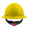 Milwaukee Tool BOLT Yellow Full Brim Vented Hard Hat w/4pt Ratcheting Suspension (USA) - Type 1, Class C