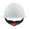 Milwaukee Tool BOLT White Front Brim Vented Hard Hat w/4pt Ratcheting Suspension (USA) - Type 1, Class C