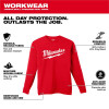 Milwaukee Tool Heavy Duty T-Shirt - Long Sleeve Logo Red L