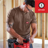Milwaukee Tool GRIDIRON Pocket T-Shirt - Short Sleeve Brown L