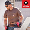 Milwaukee Tool GRIDIRON Pocket T-Shirt - Short Sleeve Brown M