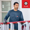 Milwaukee Tool GRIDIRON Pocket T-Shirt - Long Sleeve Blue M