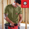 Milwaukee Tool GRIDIRON Pocket T-Shirt - Short Sleeve Green L