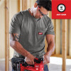 Milwaukee Tool GRIDIRON Pocket T-Shirt - Short Sleeve Gray M