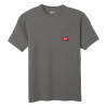 Milwaukee Tool GRIDIRON Pocket T-Shirt - Short Sleeve Gray M