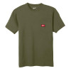 Milwaukee Tool GRIDIRON Pocket T-Shirt - Short Sleeve Green 2X