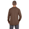 Milwaukee Tool GRIDIRON Pocket T-Shirt - Long Sleeve Brown M