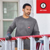 Milwaukee Tool GRIDIRON Pocket T-Shirt - Long Sleeve Gray XL