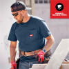 Milwaukee Tool GRIDIRON Pocket T-Shirt - Short Sleeve Blue L