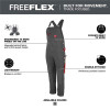 Milwaukee Tool FREEFLEX Unlined Bib Overalls - Gray - Size 32 X 30