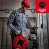 Milwaukee Tool GRIDIRON Flannel Shirt - Red - M