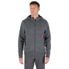 Milwaukee Tool GRIDIRON Full-Zip Hoodie- Gray- XL
