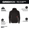 Milwaukee Tool GRIDIRON Full-Zip Hoodie- Black- 3X