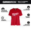 Milwaukee Tool Women's GRIDIRON Logo Tee - Short Sleeve - Red - L