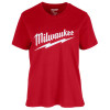 Milwaukee Tool Women's GRIDIRON Logo Tee - Short Sleeve - Red - XS