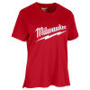 Milwaukee Tool Women's GRIDIRON Logo Tee - Short Sleeve - Red - XS