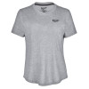 Milwaukee Tool Women's FREEFLEX Hybrid Tee - Short Sleeve - Gray - L