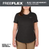 Milwaukee Tool Women's FREEFLEX Hybrid Tee - Short Sleeve - Black - S