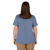 Milwaukee Tool Women's GRIDIRON Pocket T-Shirt - Short Sleeve - Blue L